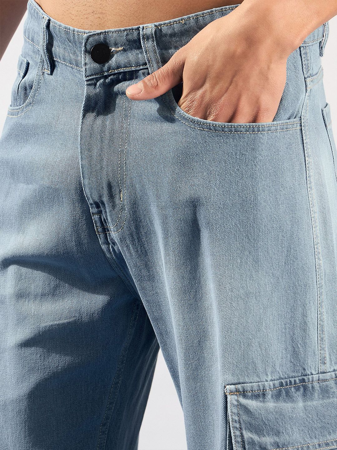 DENNISON Men Relaxed Fit Cargo Jeans