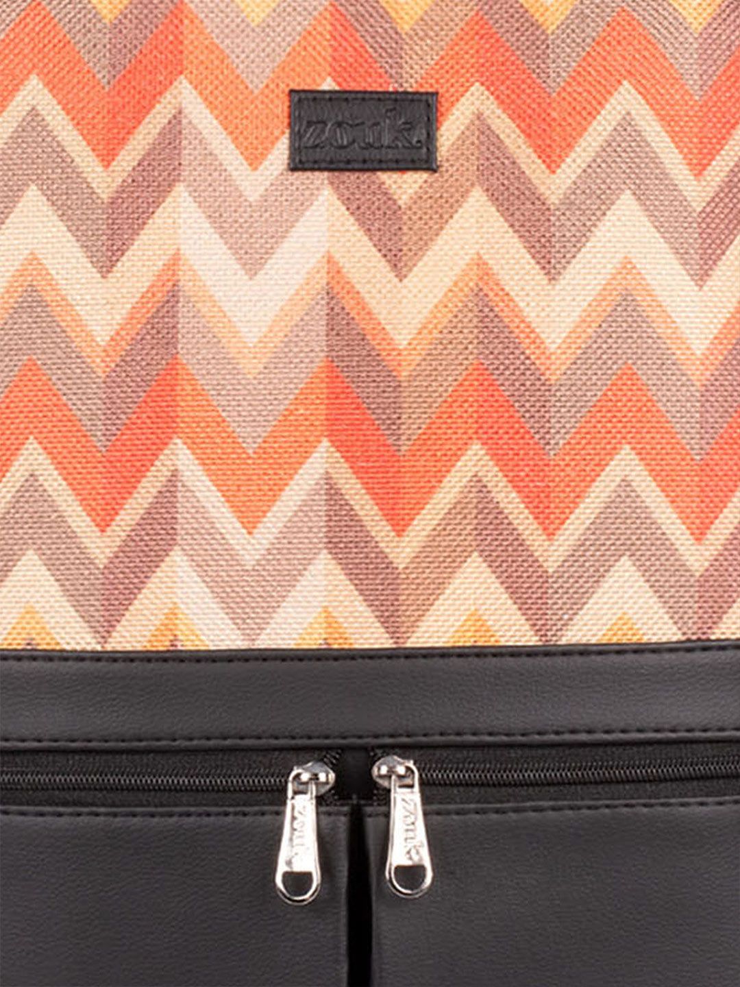 ZOUK Unisex Textured Synthetic Backpacks