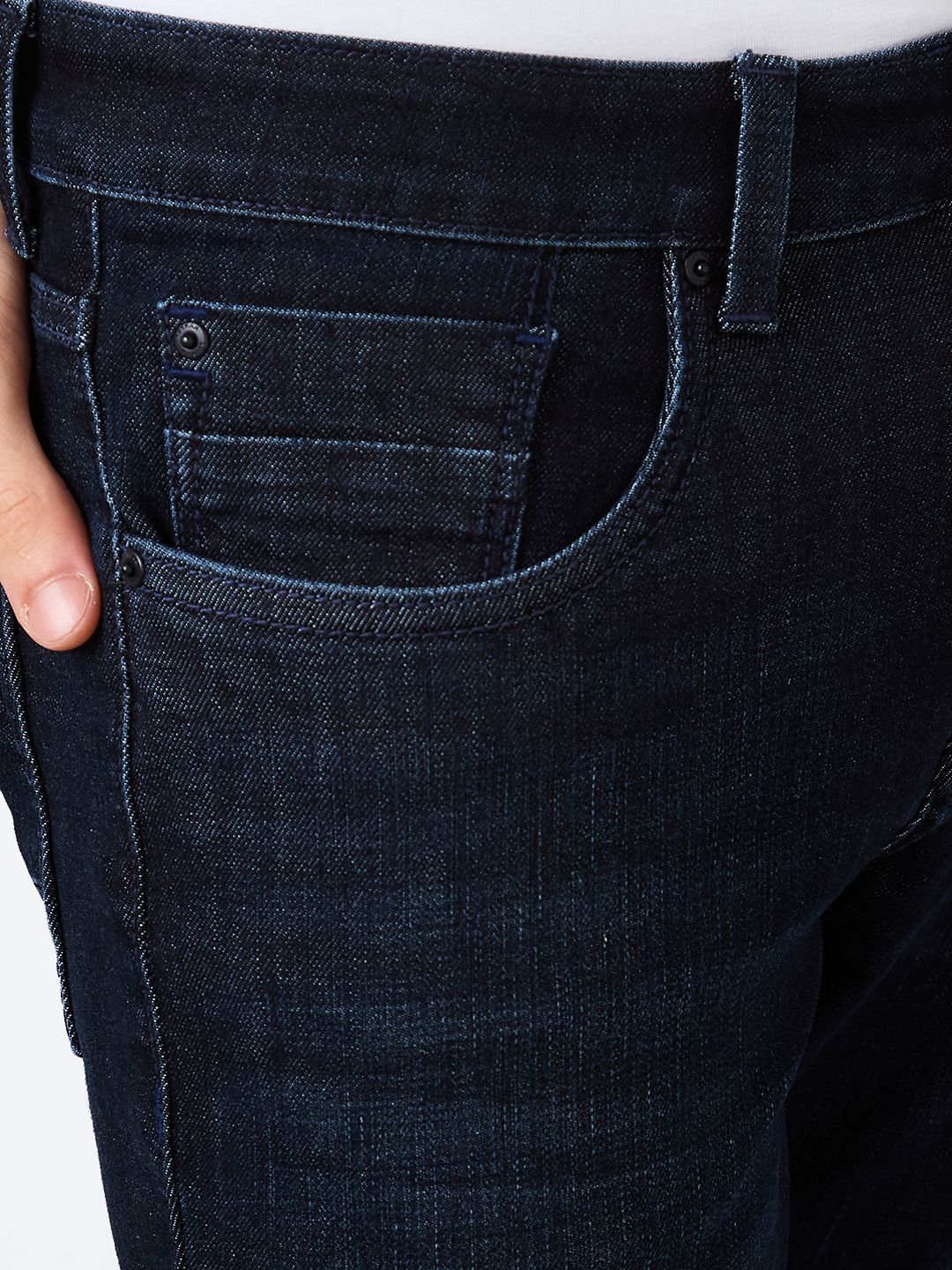 SPYKAR Men Slim Fit Low Distress Jeans