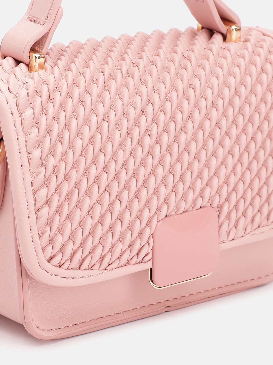 DressBerry Bubble Textured Miniature Satchel