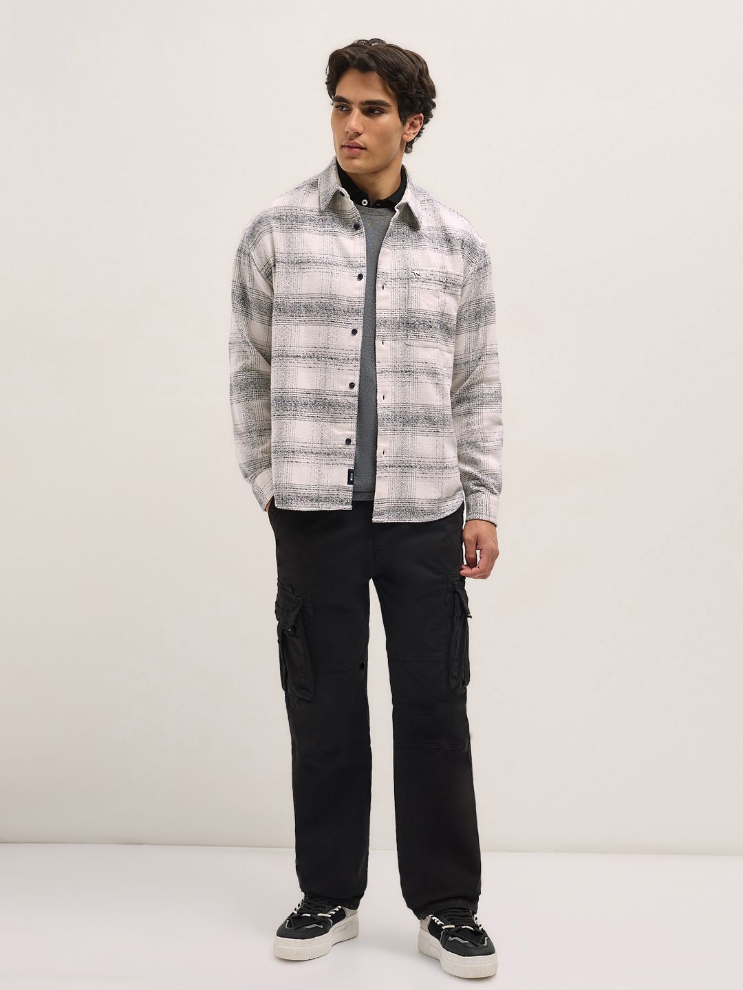 THE BEAR HOUSE Men Opaque Checked Casual Shirt