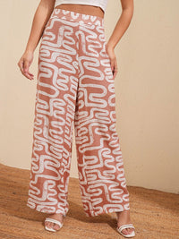 Vishudh Printed Tank Top With Pants & Shrug Co-Ords