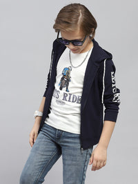 Monte Carlo Kids Boys Printed Hooded Sweatshirt