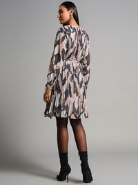 AND Women Printed A-Line Dress