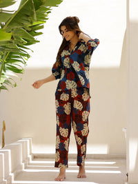 SANSKRUTIHOMES Women Printed Night suit