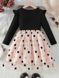 YK Print Fit & Flare Dress