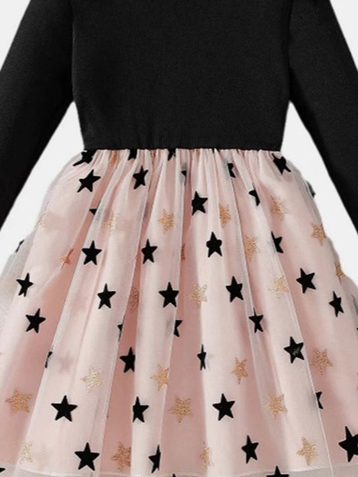 YK Print Fit & Flare Dress