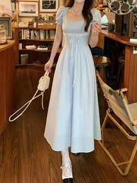 DressBerry Women Tie-Ups Fit & Flare Maxi Dress