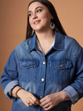 SASSAFRAS Curve Women Denim Jacket