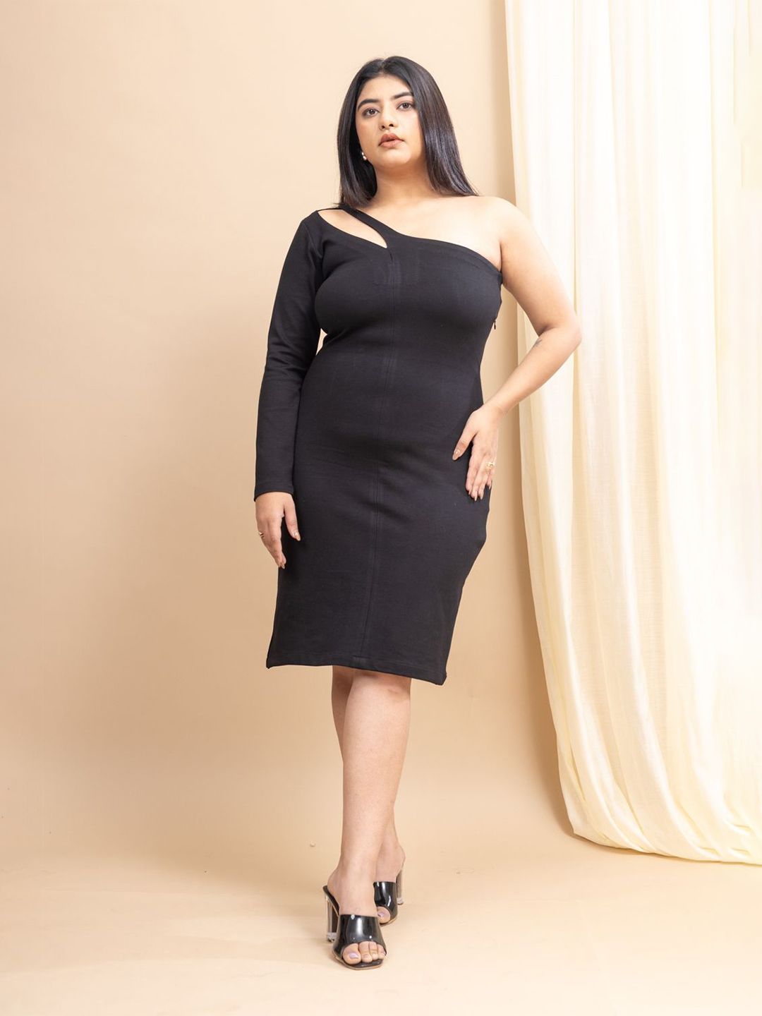 Mamicha Women One Shoulder Bodycon Dress