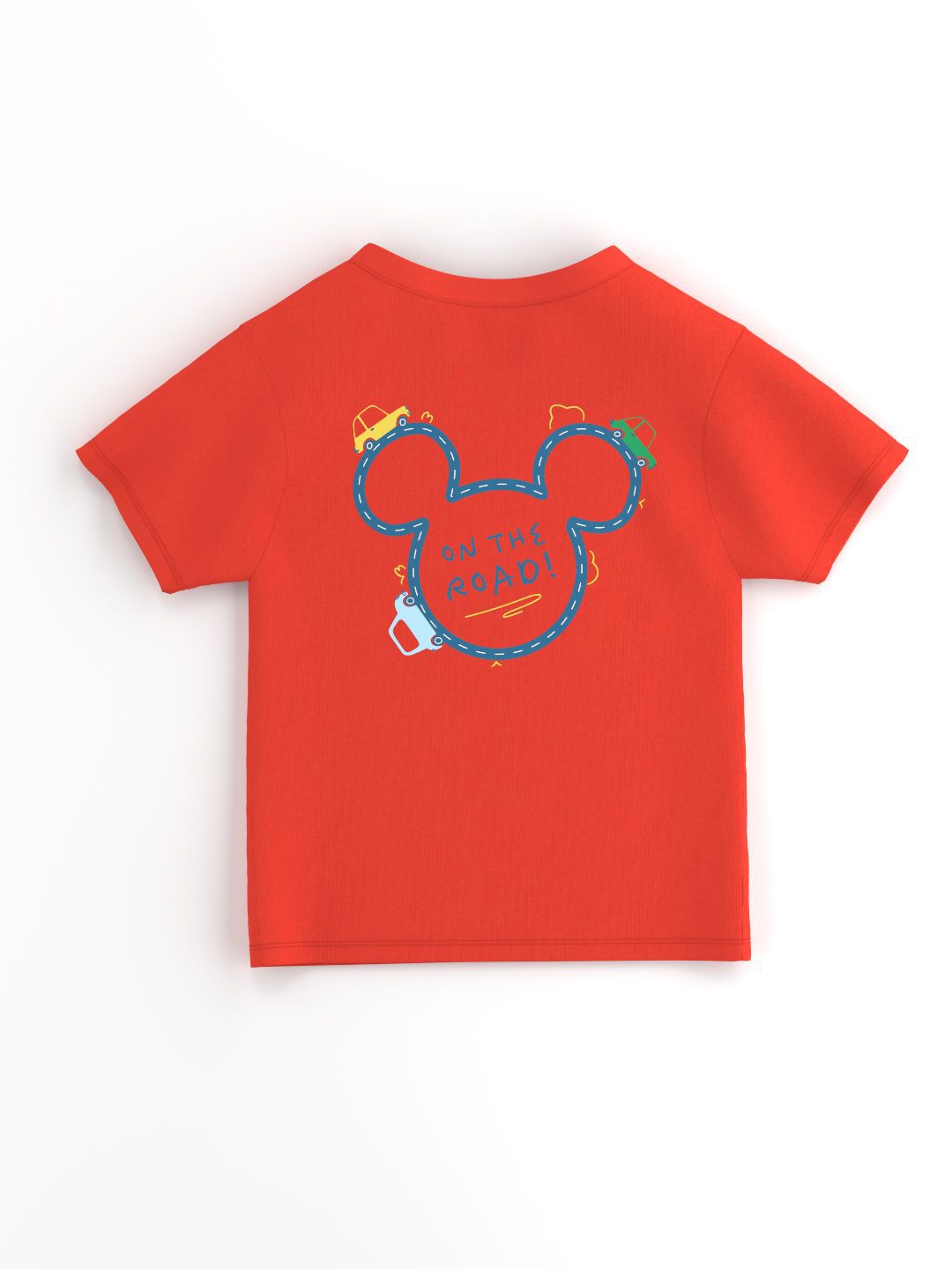 Nauti Nati Boys Mickey Mouse Printed Antimicrobial Cotton T-shirt