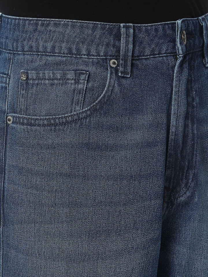 SPYKAR Non-Stretchable Tapered Loose Fit Light Fade Pure Cotton Jeans