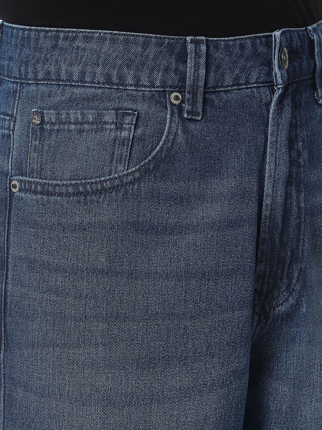 SPYKAR Non-Stretchable Tapered Loose Fit Light Fade Pure Cotton Jeans