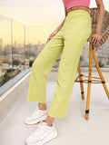 DressBerry Women Straight Fit Trousers