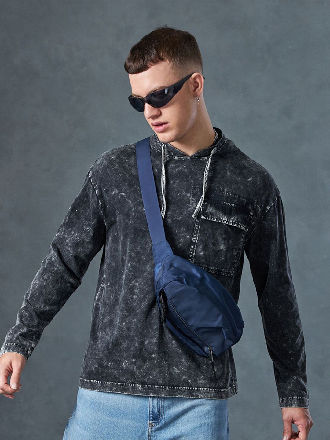 Bewakoof Pure Cotton Hooded T-shirt