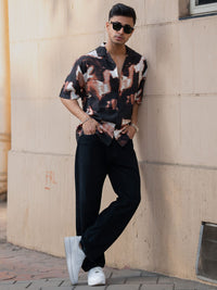 Powerlook Men Opaque Printed Casual Shirt
