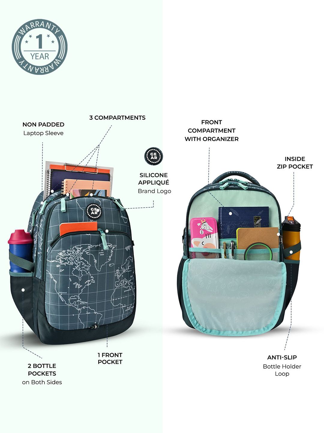 Gear Unisex Backpack