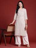 Anouk Floral Printed Straight Kurta