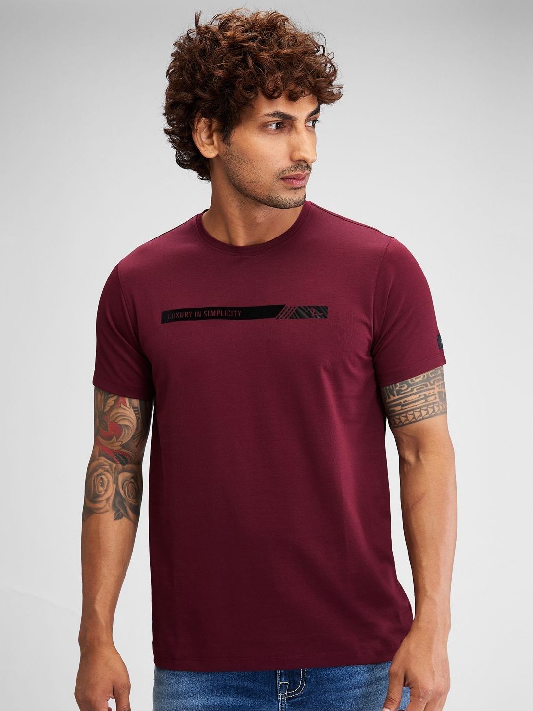 SPYKAR Men Pockets Slim Fit T-shirt