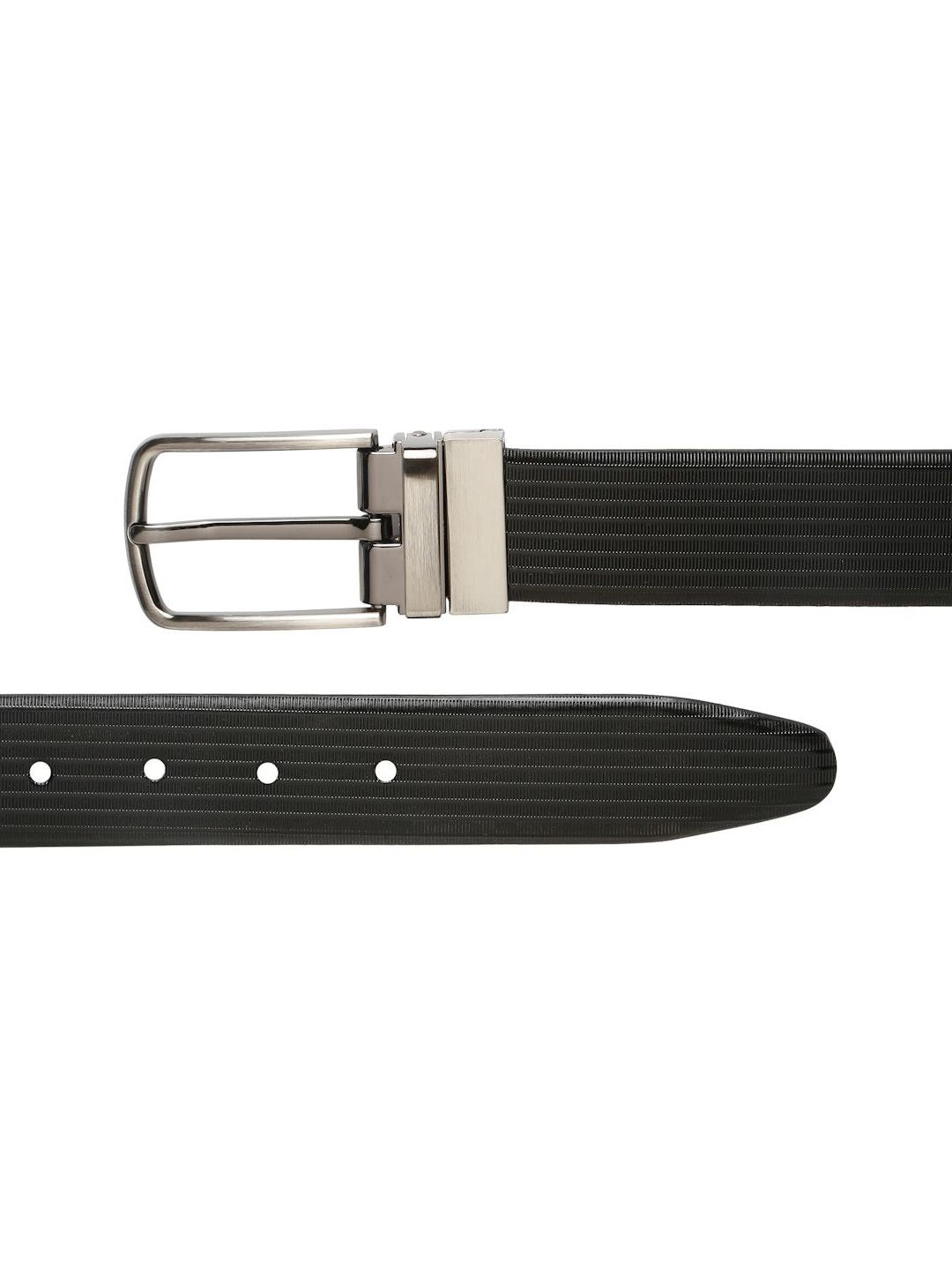 Teakwood Leathers Men Textured Leather Formal Belt