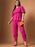SASSAFRAS Curve Top & Trousers Co-Ords Set
