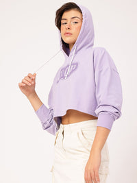 DressBerry Hooded Crop Sweatshirt