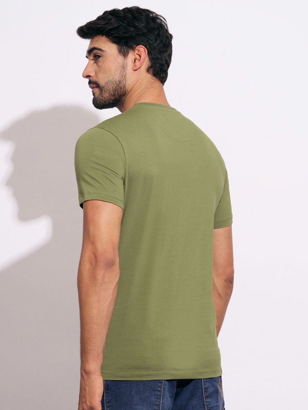 Being Human Men Typography Printed Round Neck Cotton Slim Fit T-shirt