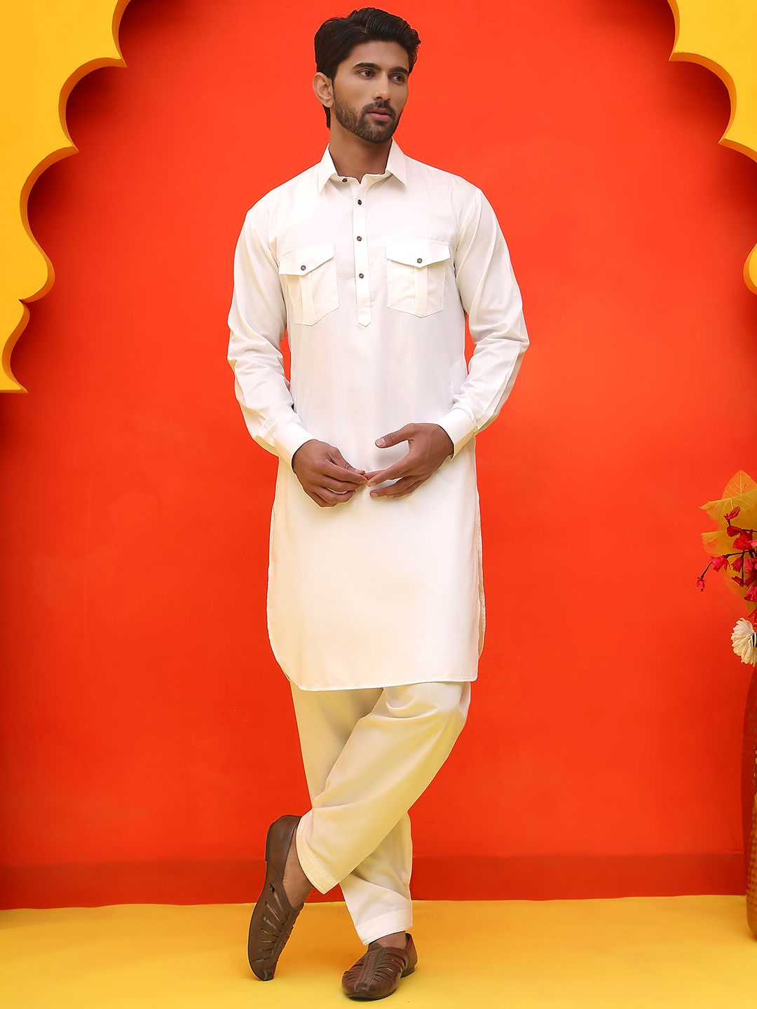 Jompers Men Regular Kurta with Salwar
