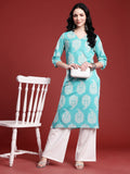 Anouk Paisley Printed Indie Prints Straight Kurta