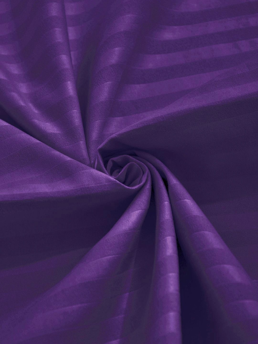 Myntra Elegant Homes Purple Striped 300 TC Single Bedsheet with 1 Pillow Covers
