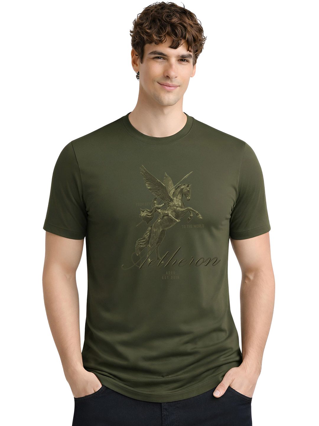 ADRO Men Printed T-shirt