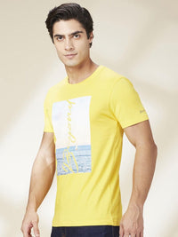 Being Human Men Graphic Printed Round Neck Cotton Slim Fit T-shirt