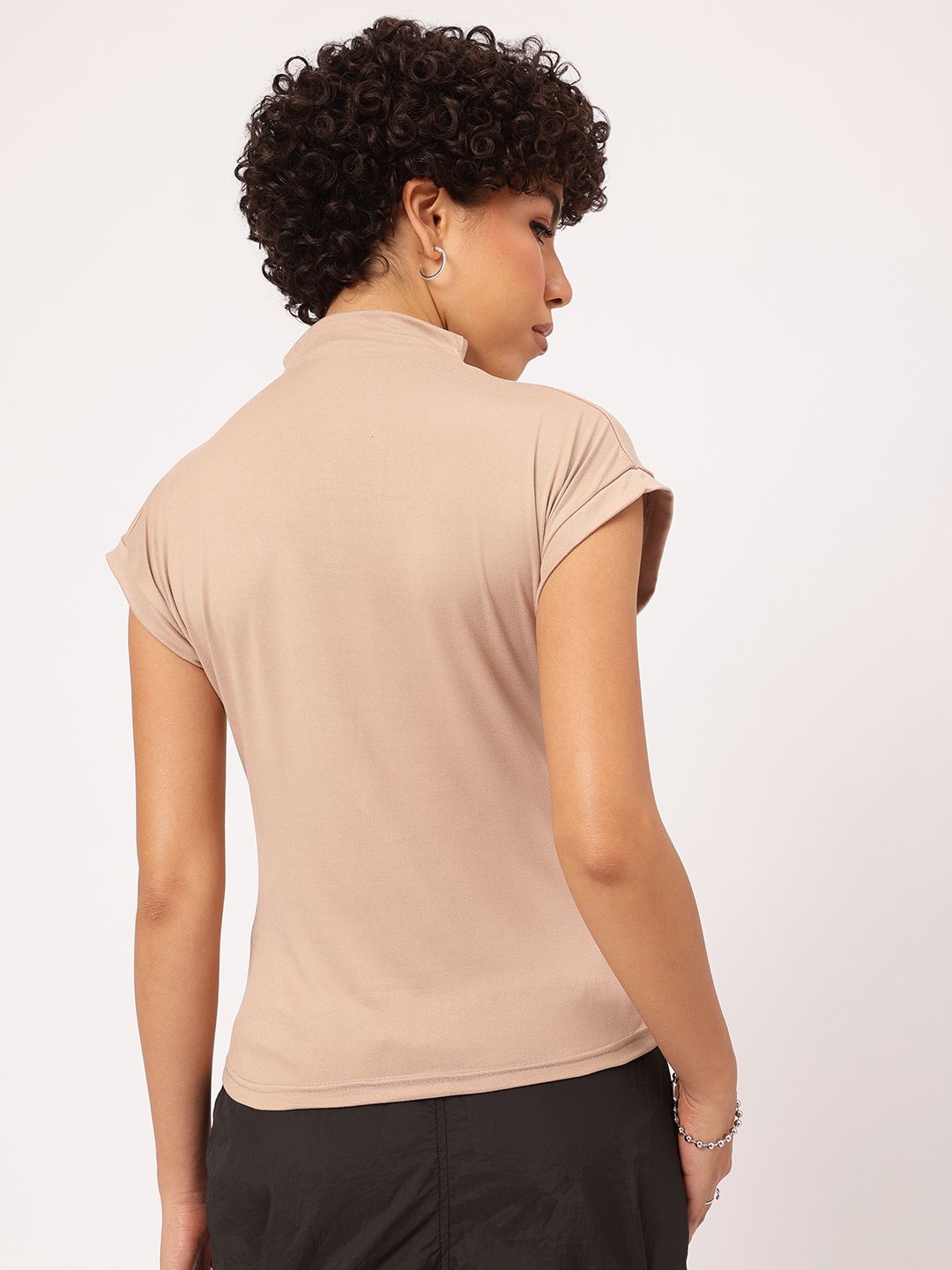 DressBerry Sleeve-O-Dramatic High Neck Top