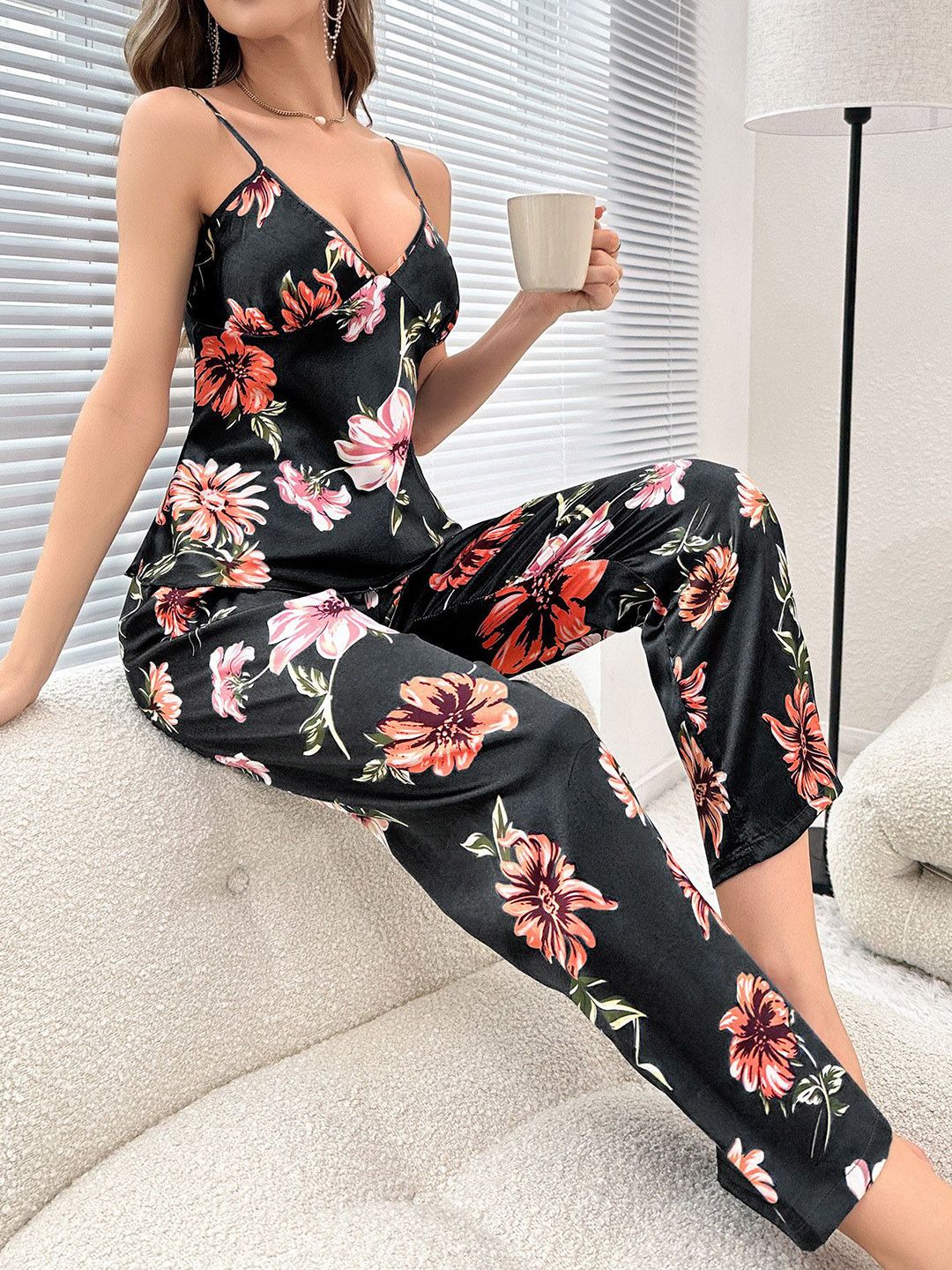 DressBerry Women Printed Night suit