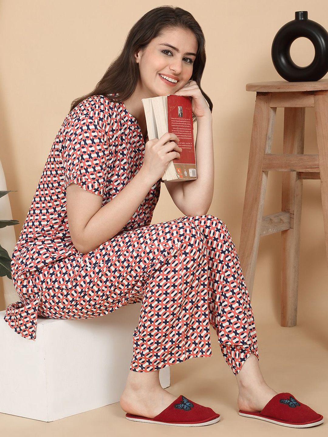 Sweet Dreams Women Printed Night suit