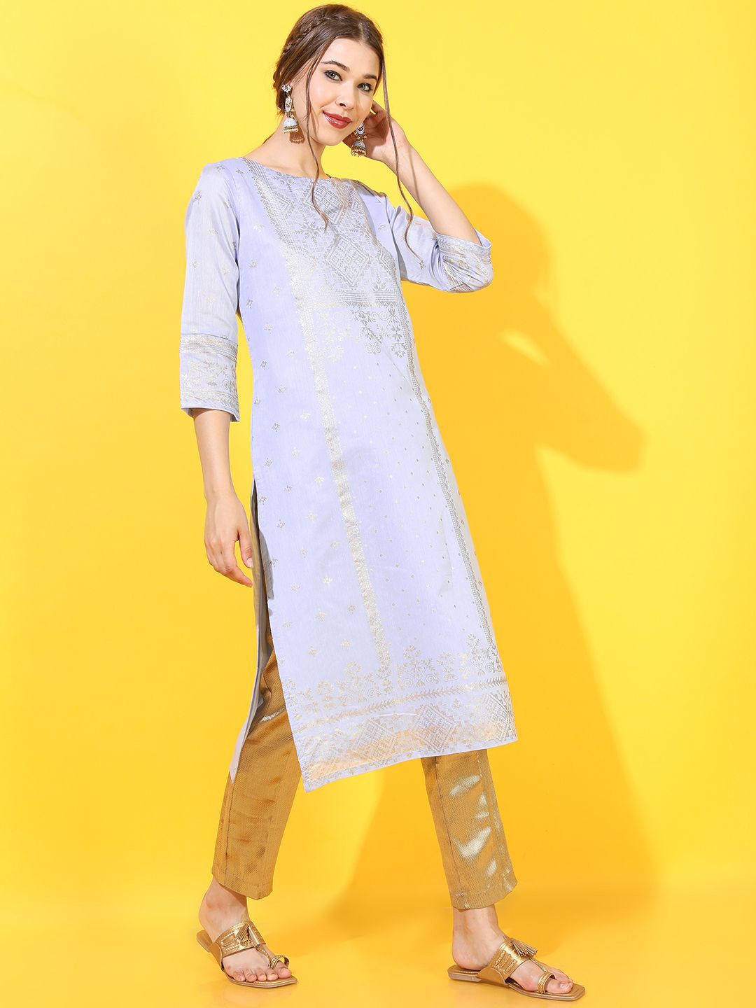 Vishudh Women Ethnic Motifs Printed Kurta