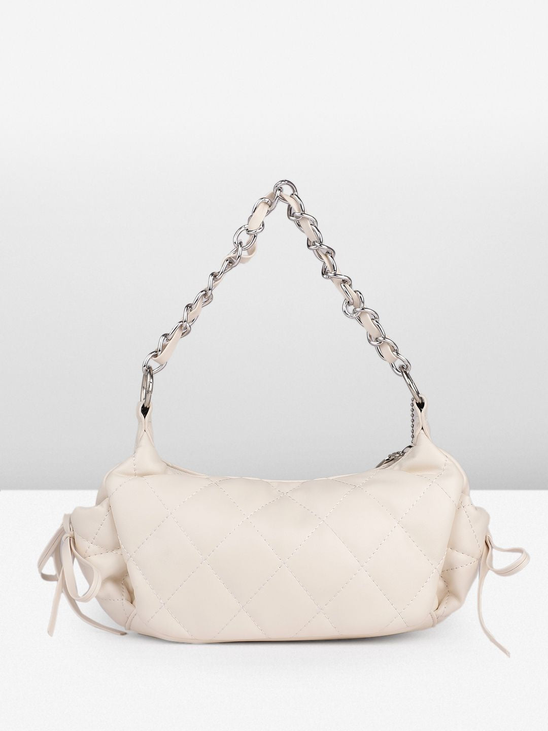 DressBerry Textured Half Moon Sling Bag