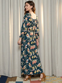 Berrylush Floral Printed Maxi Dress