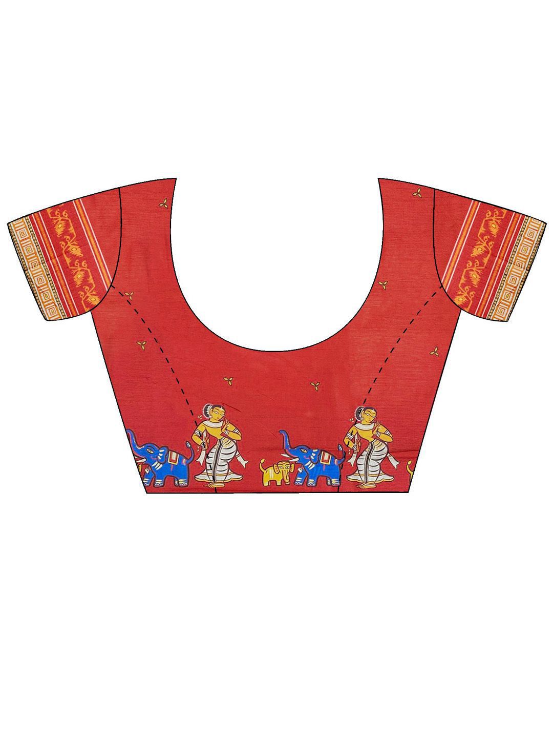 Saree mall Silk Blend Tussar Sarees