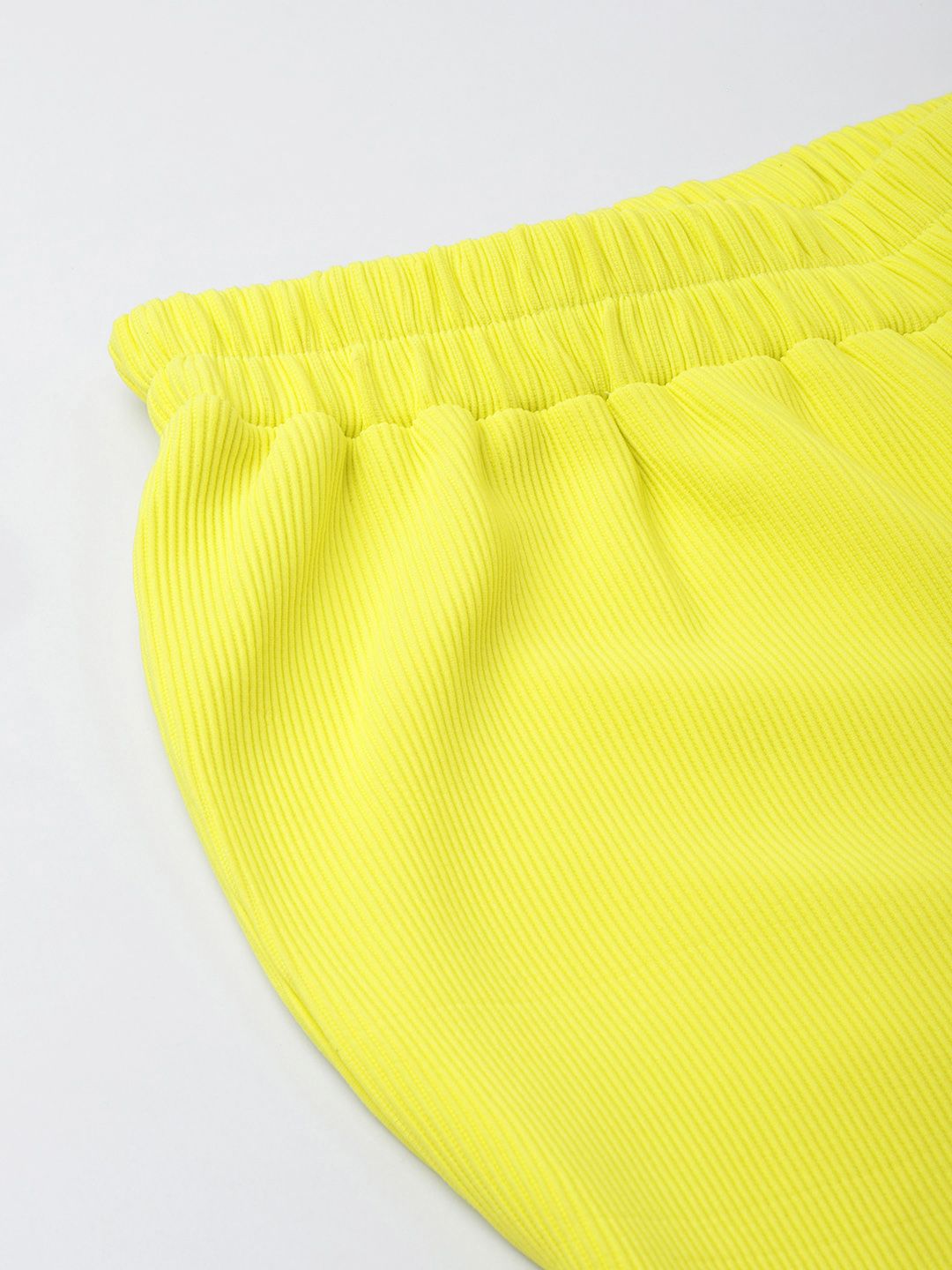 DressBerry Women Ribbed Babe Flared Trouser