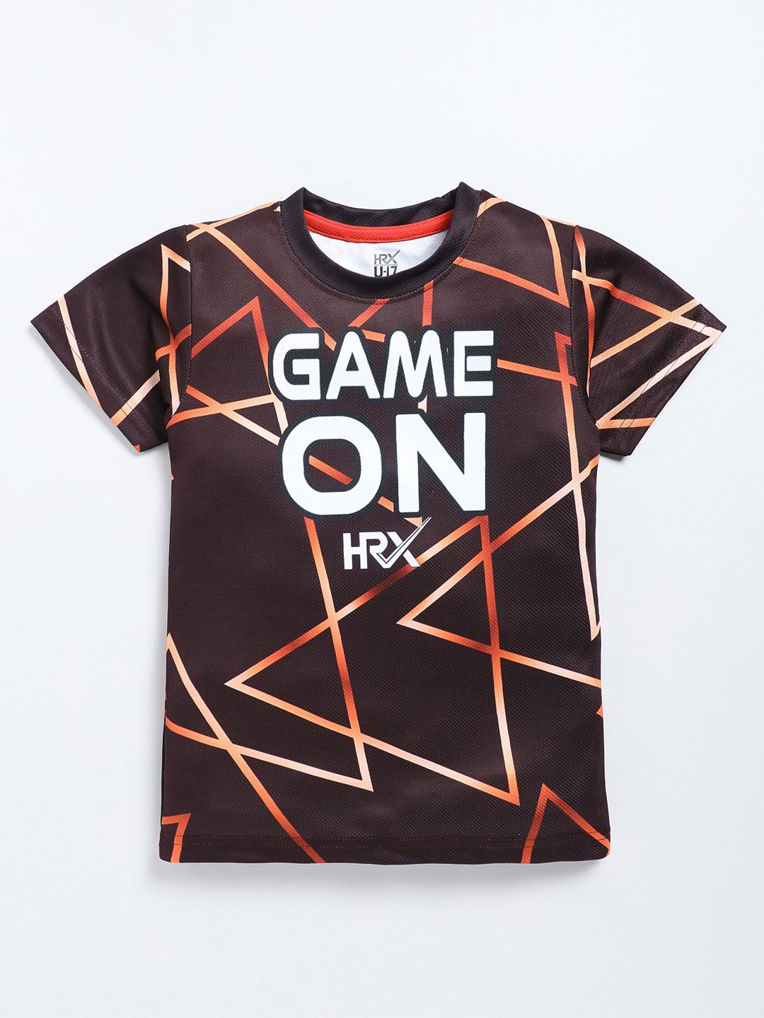 HRX by Hrithik Roshan Boys Geometric Printed T-shirt