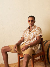 DENNISON Smart Block Printed Casual Shirt