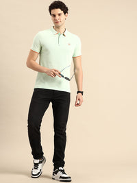 Being Human Polo Collar Pure Cotton T-shirt