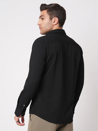 VASTRADO Men Classic Slim Fit Opaque Casual Shirt