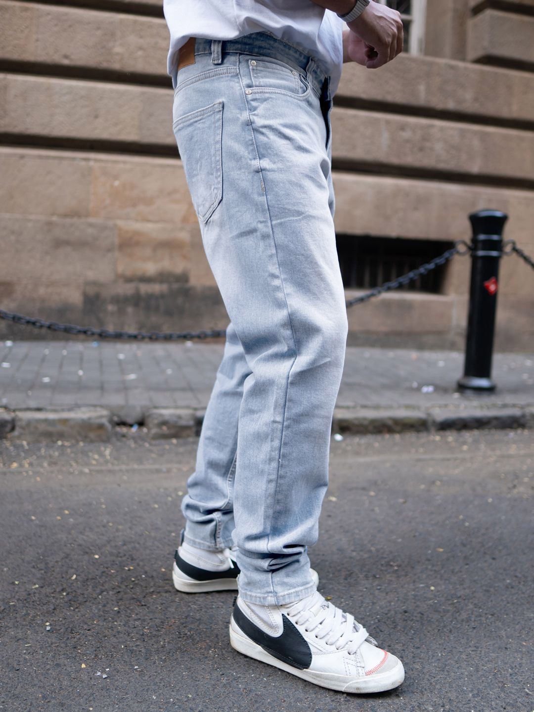 Powerlook Men Light Blue Regular Fit Denim Jeans