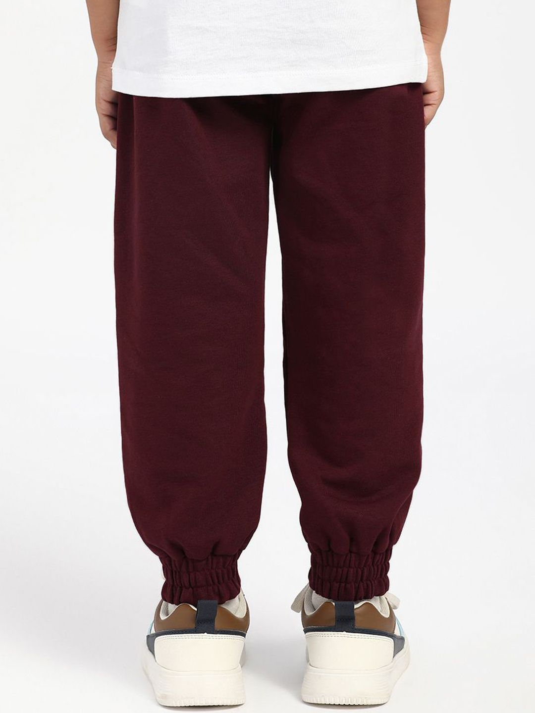 Nauti Nati Boys Marvel Printed  Mid-Rise Joggers