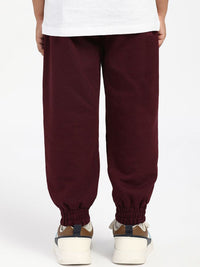 Nauti Nati Boys Marvel Printed  Mid-Rise Joggers