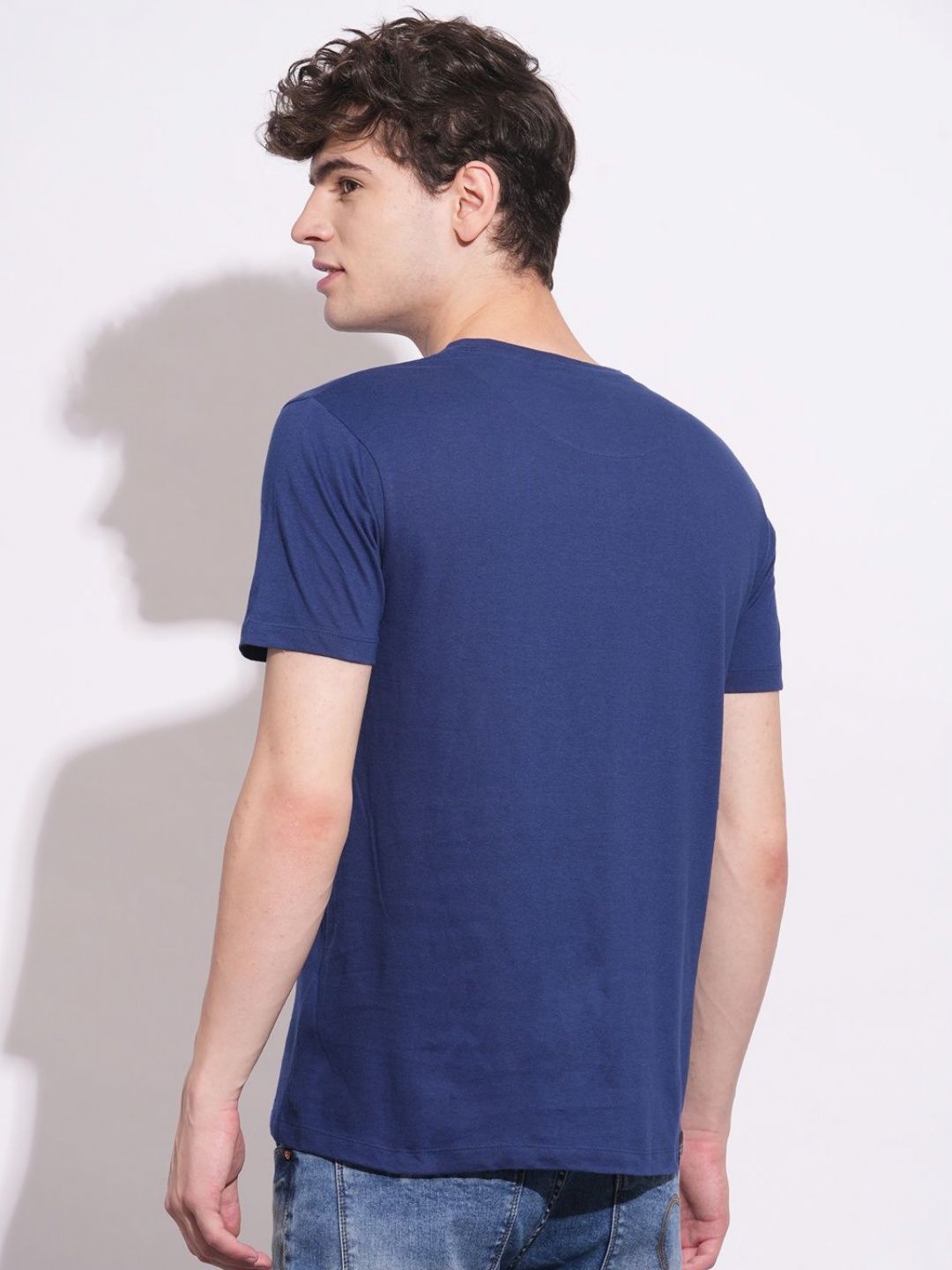 Being Human Men Graphic Printed Round Neck Cotton Slim Fit T-shirt