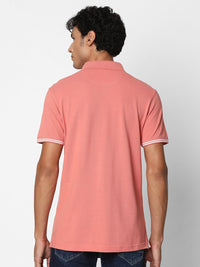 SPYKAR Polo Collar Cotton T-Shirt