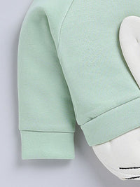 Moms Love Infant Boys Colourblocked Embroidered Sweatshirt